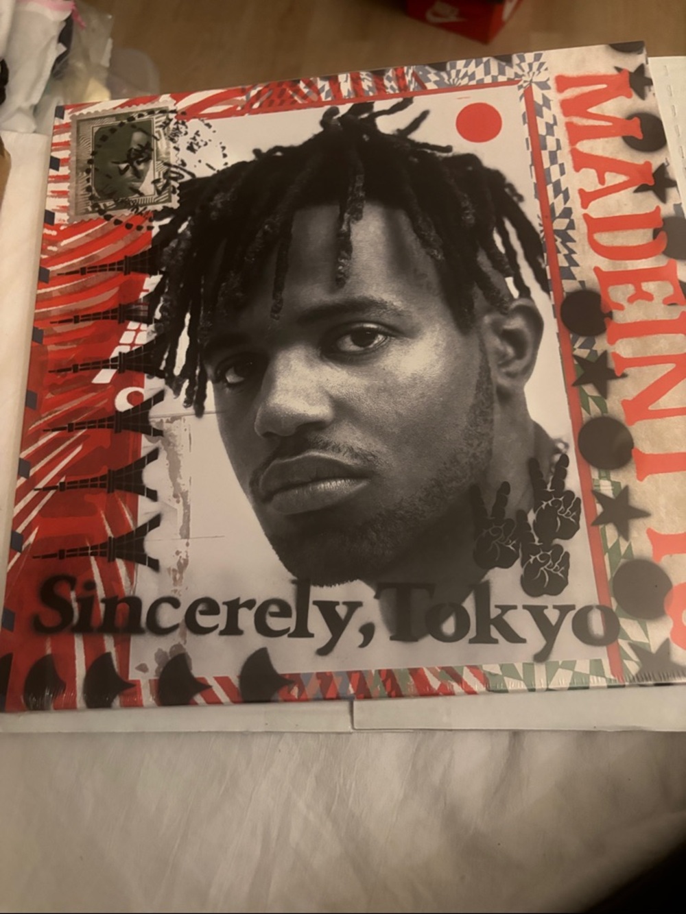 Sincerely, Tokyo LP Album  - Black & Red cover featuring 14 songs.